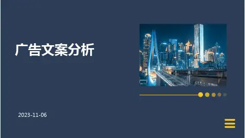 广告文案分析报纸杂志广播视频