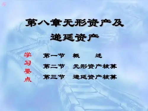 金融企业会计--无形资产及递延