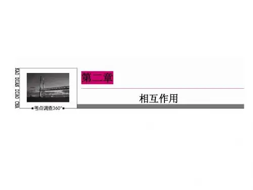 2015高考物理一轮复习课件：2-1 常见的三种力