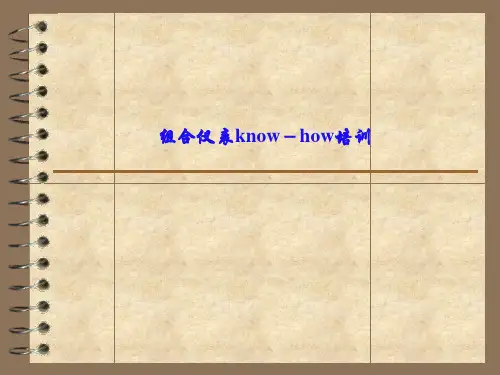 汽车组合仪表knowhow培训