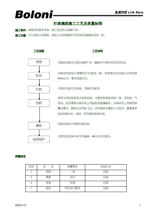 打玻璃胶