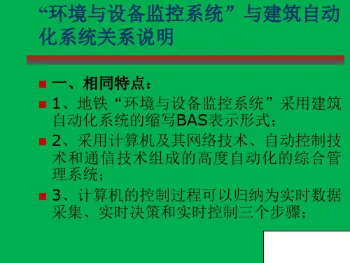 环境与设备监控系统说明