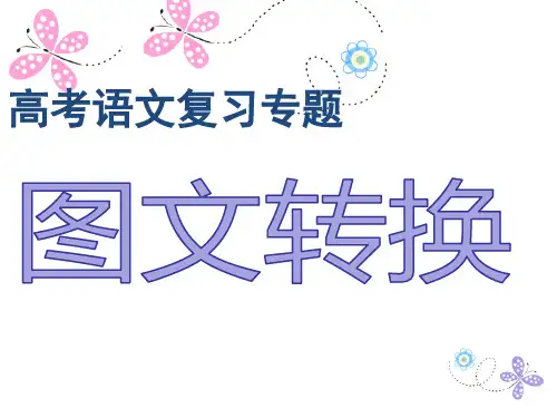 《高考语文复习专题——图文转换》 课件 (18张PPT)