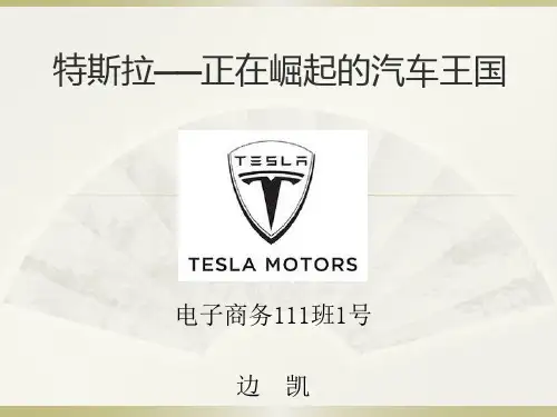 特斯拉——正在崛起的汽车王国