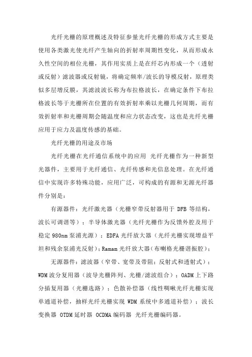 光纤光栅谐振条件
