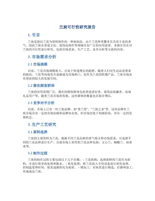 兰炭可行性研究报告