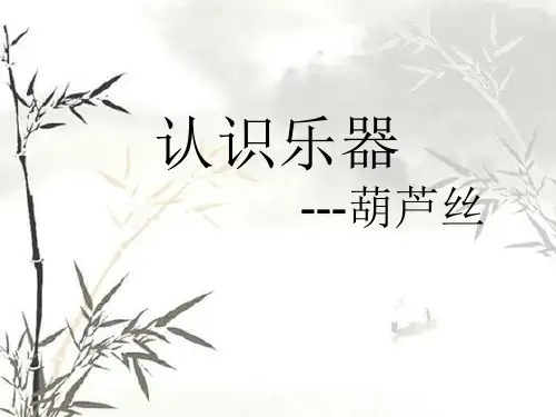 葫芦丝(初学教学)