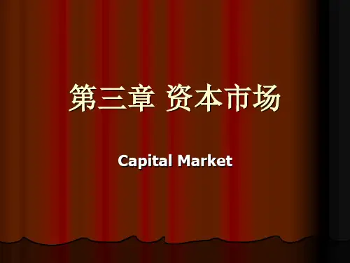 资本市场 (2)-PPT精选文档120页