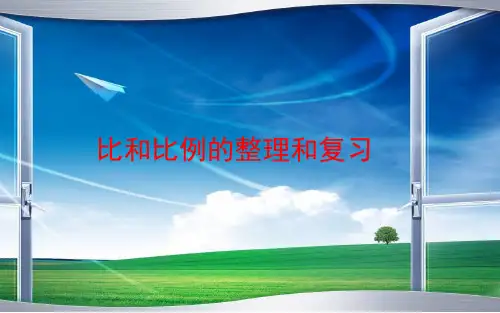 比和比例的整理和复习