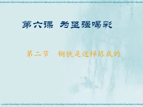 第六课第二节钢铁是这样炼成的