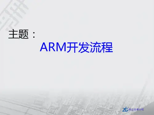 ARM开发流程详解PPT课件