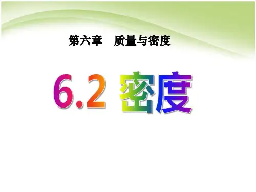 密度PPT课件(人教版)