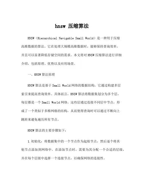 hnsw 压缩算法