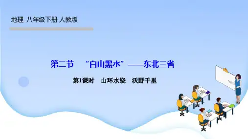 人教版八年级地理下册作业课件(RJ) 第六章 北方地区 第二节 第1课时 山环水绕 沃野千里