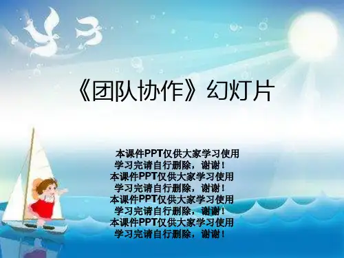 《团队协作》幻灯片