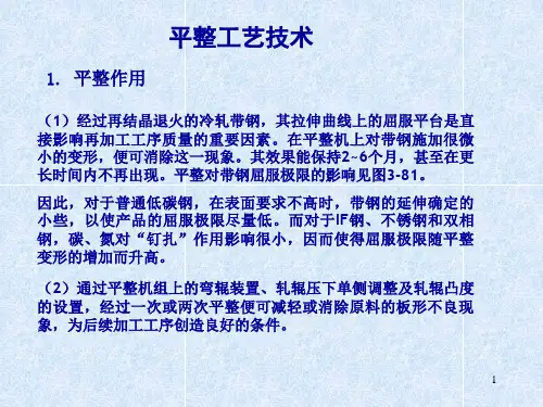 平整工艺技术