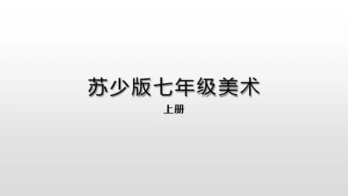 苏少版七年级美术上册第九课外国静物画