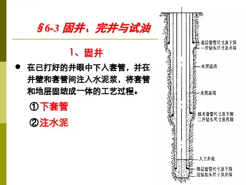 第6章 油气井工程(下)