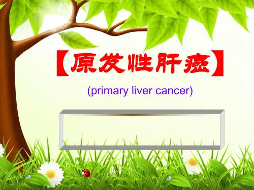 原发性肝癌-(1)-ppt课件