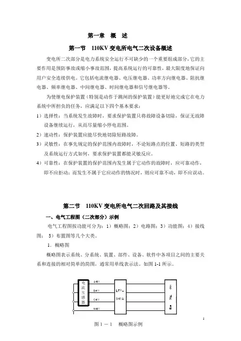 110KV变电所电气二次