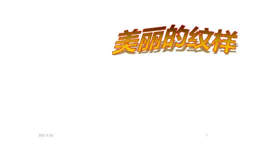 人教新课标美术五年级上册3《美丽的纹样》课件3 (共20张PPT)