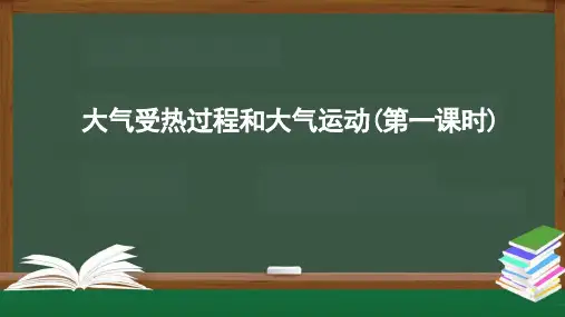【高中地理】大气受热过程和大气运动课件 2023-2024学年高一地理人教版(2019)必修第一册