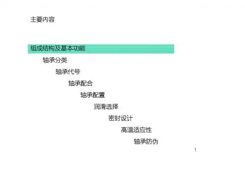 各种轴承润滑方式ppt课件