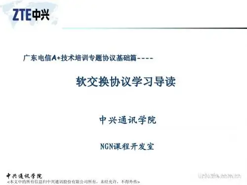 软交换技术和标准ppt