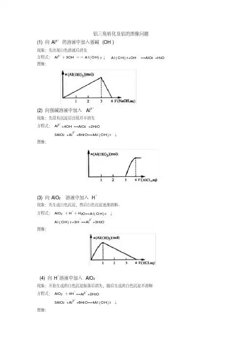 (完整版)铝三角及其铝图像问题