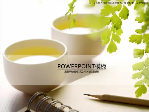 健康养生PPT模板