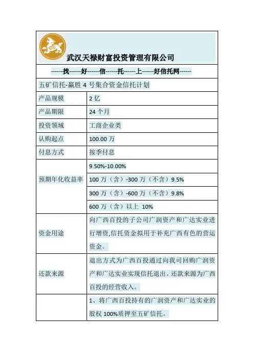 五矿信托-赢胜4号