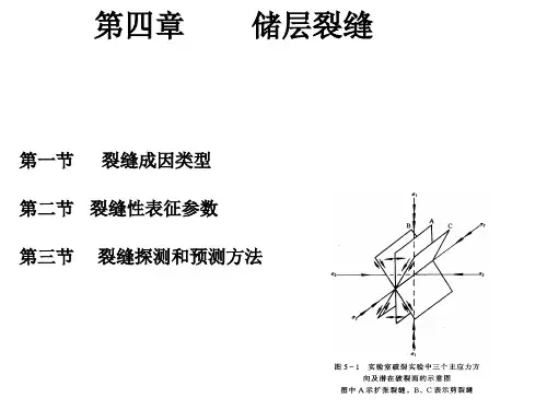 储层地质与构造地质第四章裂缝