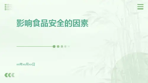 -影响食品安全的因素