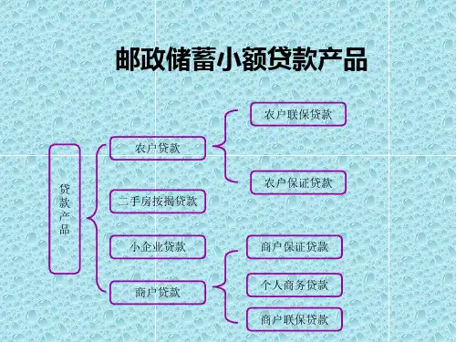 信贷业务推介会PPT课件