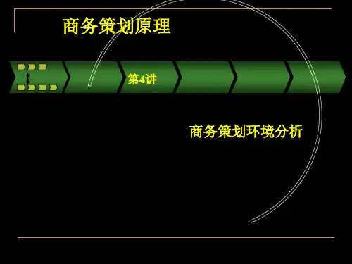 商务策划环境分析PPT课件