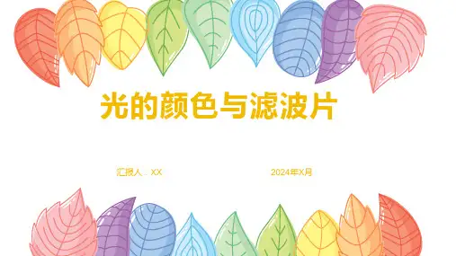 光的颜色与滤波片