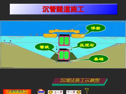 暗挖法)地下工程施工(沉管隧道施工).