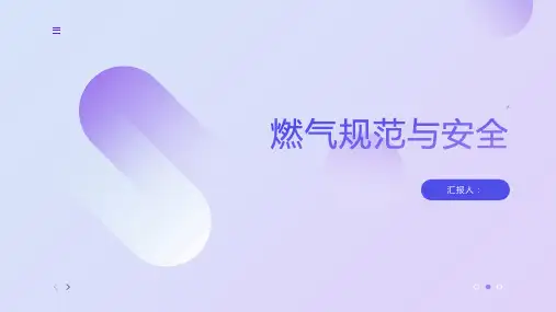 燃气规范与安全