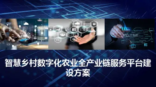 智慧乡村数字化农业全产业链服务平台建设方案