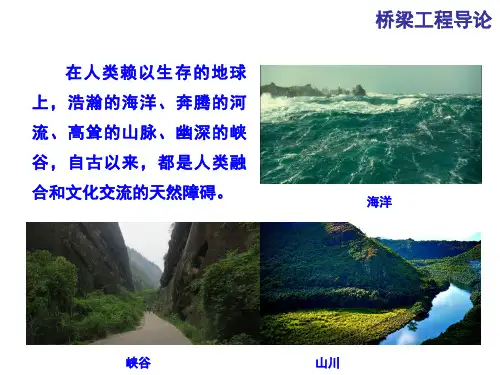 0桥梁工程导论引言