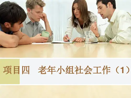 老年小组社会工作 ppt课件