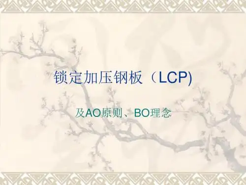 锁定加压钢板