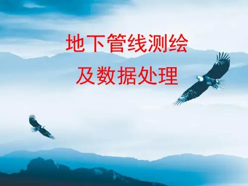 地下管线测绘及数据处理