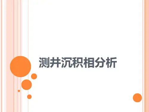 测井沉积相分析方法