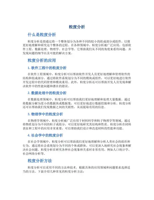 粒度分析_精品文档