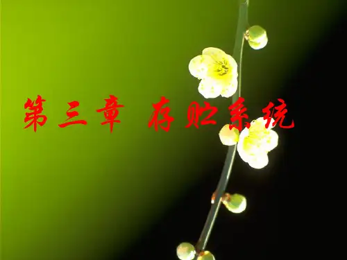 计算机组成原理存贮系统培训课件