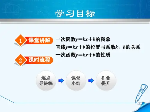 一次函数图像与性质ppt课件