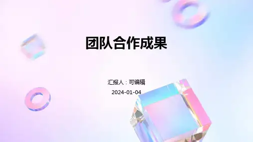 团队合作成果
