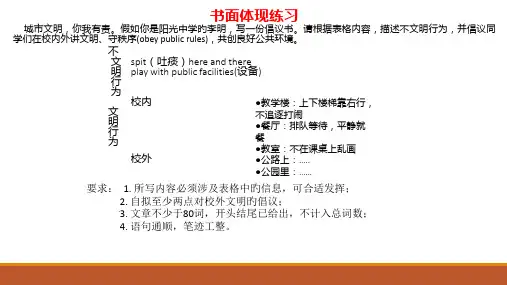 中考英语作文省名师优质课赛课获奖课件市赛课一等奖课件