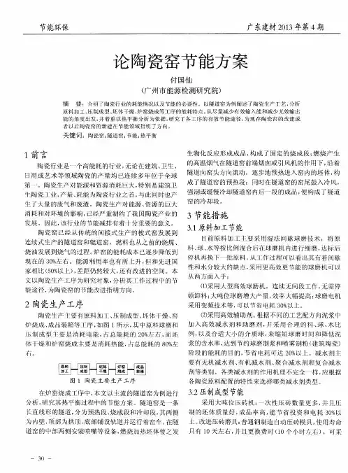 论陶瓷窑节能方案